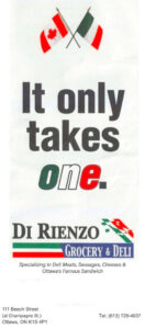 Menu | Di Rienzo Deli